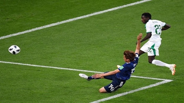 جانب من مباراة اليابان