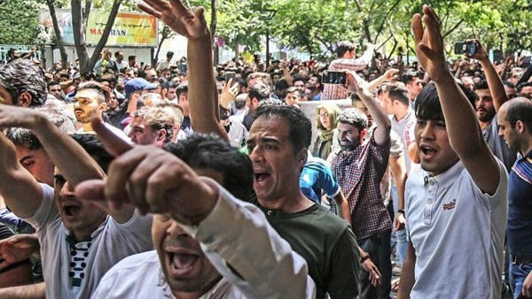 المظاهرات في ايران