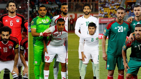 المنتخبات العربية