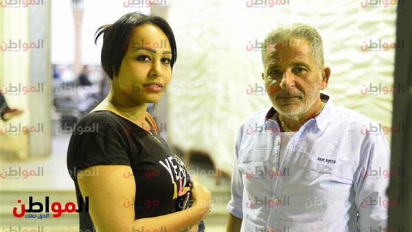 الفنانة مي حسن مع