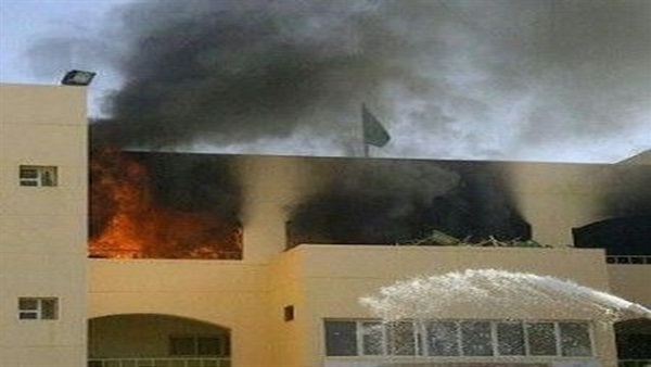حريق داخل مدرسة