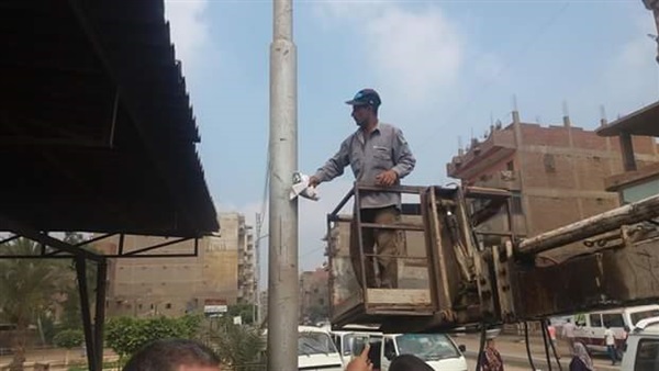 تزيين اعمدة ميت غمر