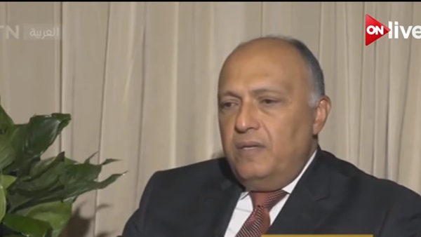 سامح شكري خلال حواره