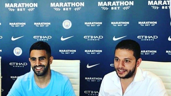 رياض محرز لاعب مانشستر