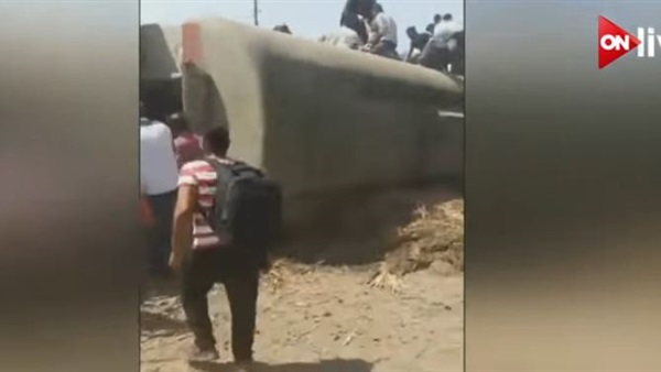 انقلاب قطار الصعيد