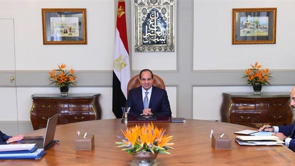 الرئيس السيسي يستقبل