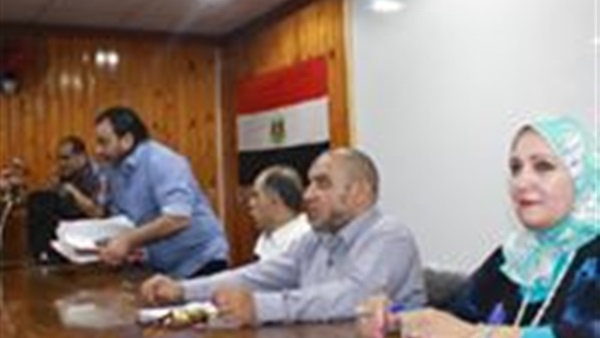 إجنماع رئيس حي الأزبكية