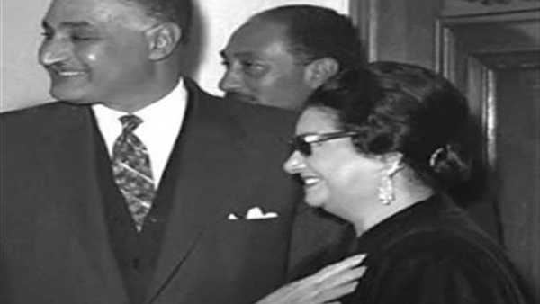 ام كلثوم و عبد الناصر