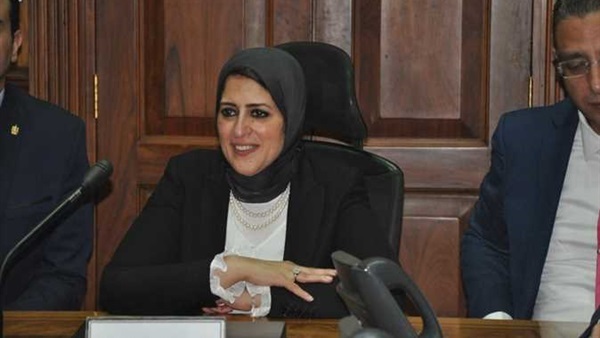 هالة زايد وزيرة الصحة