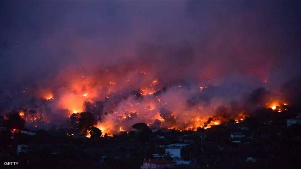 صورة من الحريق