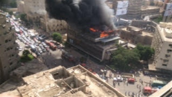 حريق في مبنى نف\قابة