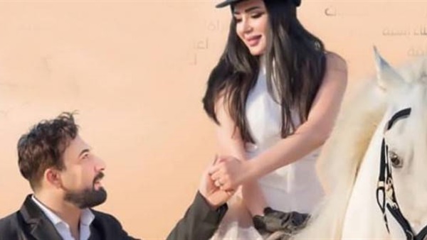 عبير صبري وزوجها