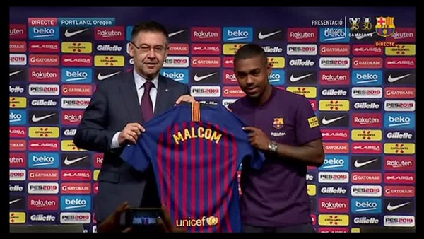 برشلونة يقدم مالكوم