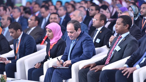 السيسي في مؤتمر الشباب