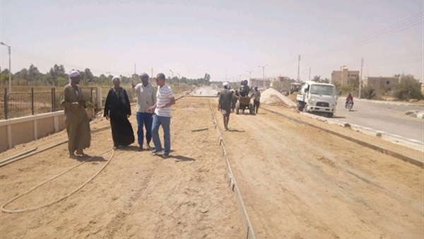 أعمال الممشى السياحى