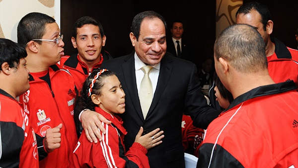 الرئيس السيسي مع