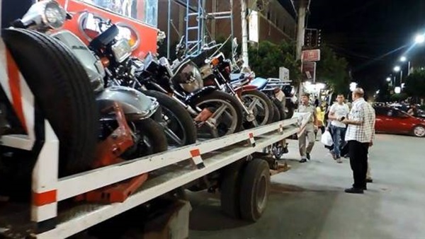 ضبط 14 دراجة