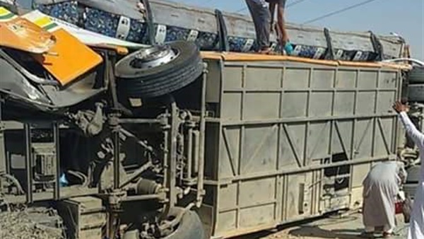 حادث انقلاب سيارة