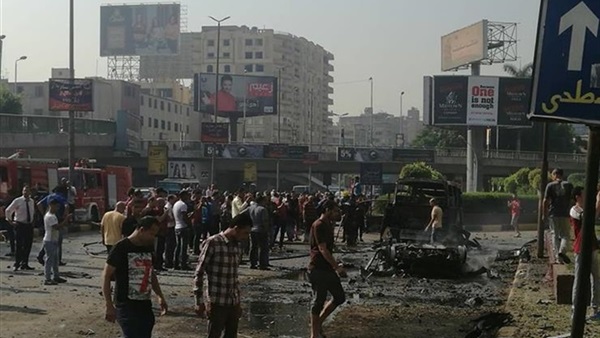 صورة من الانفجار
