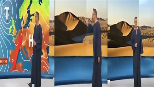 مذيع ألماني يرتدي