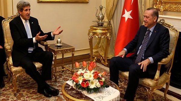 كيري وأردوغان