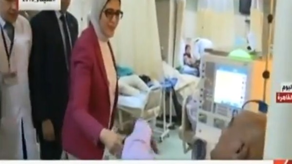 هالة زايد وزيرة الصحة