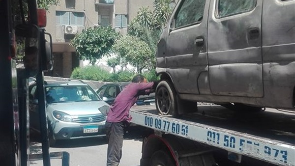لإزالة السيارات المتهالكة