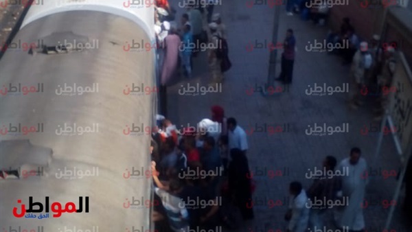 زحام الركاب على