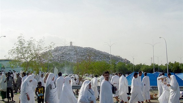 صورة للحجاج بالأراضي