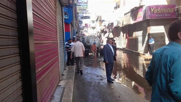 عطل بالصرف الصحي-القناطر