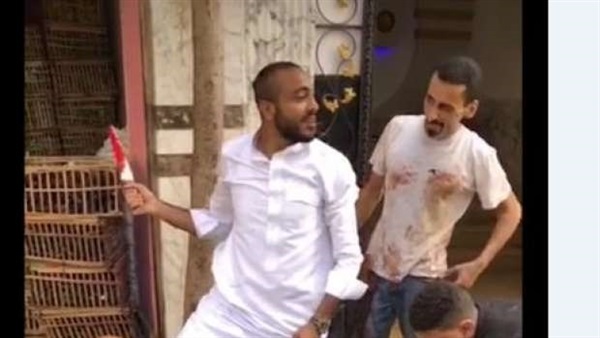 كهربا يذبح عجل