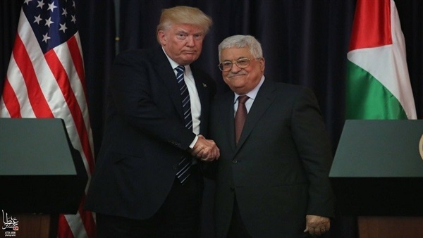 أبو مازن وترامب
