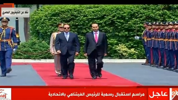 الرئيس السيسي يستقبل