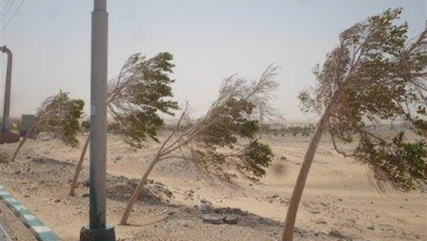 رياح محملة بالأتربة-الوادي