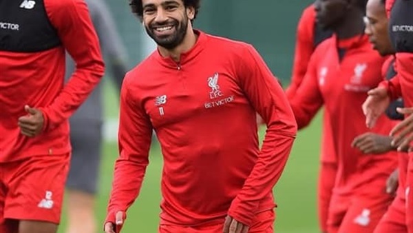 محمد صلاح في تدريبات
