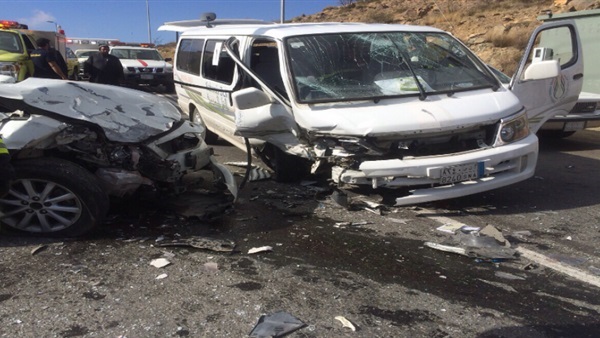 حادثين منفصلين بواحتي