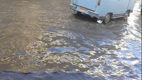 انفجار ماسورة مياه