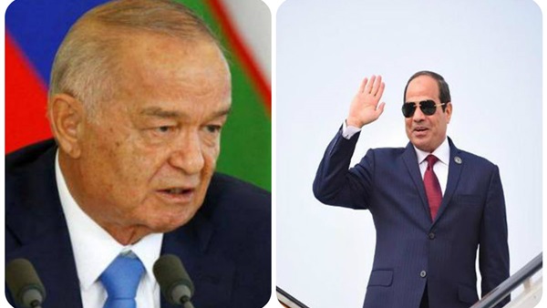السيسي والرئيس الأوزبكستاني