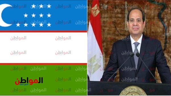 الرئيس السيسي وعلم