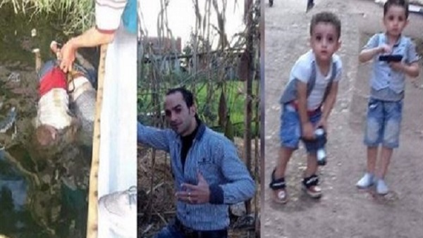 قاتل طفليه في الدقهلية