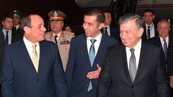 السيسي ونظيره الأوزبكي