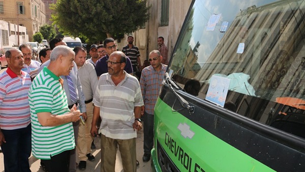 أثناء الزيارة التفقدية