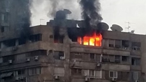 حريق داخل شقة سكنية