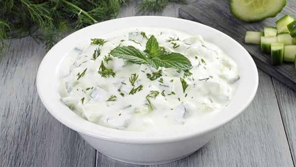 طريقة سلطة الزبادي