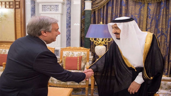 العاهل السعودي وأمين