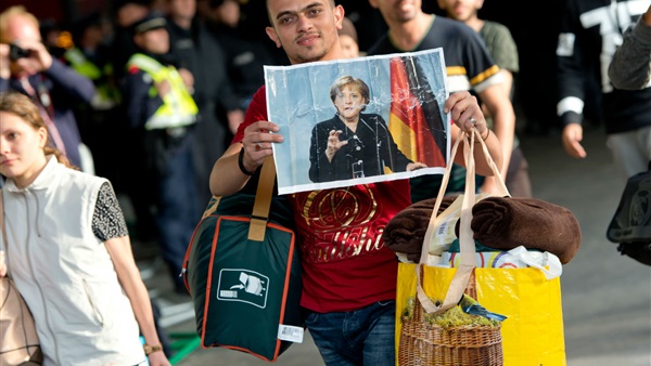 صورة لأحد الاجئين
