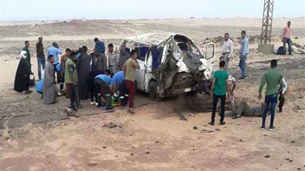 جانب من حادث انقلاب