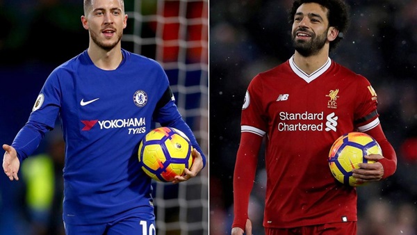 محمد صلاح وإدين هازارد