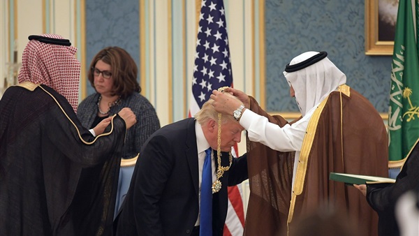 الملك سلمان - ترامب