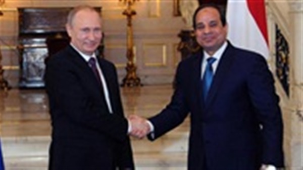 الرئيس السيسي وفلاديمير